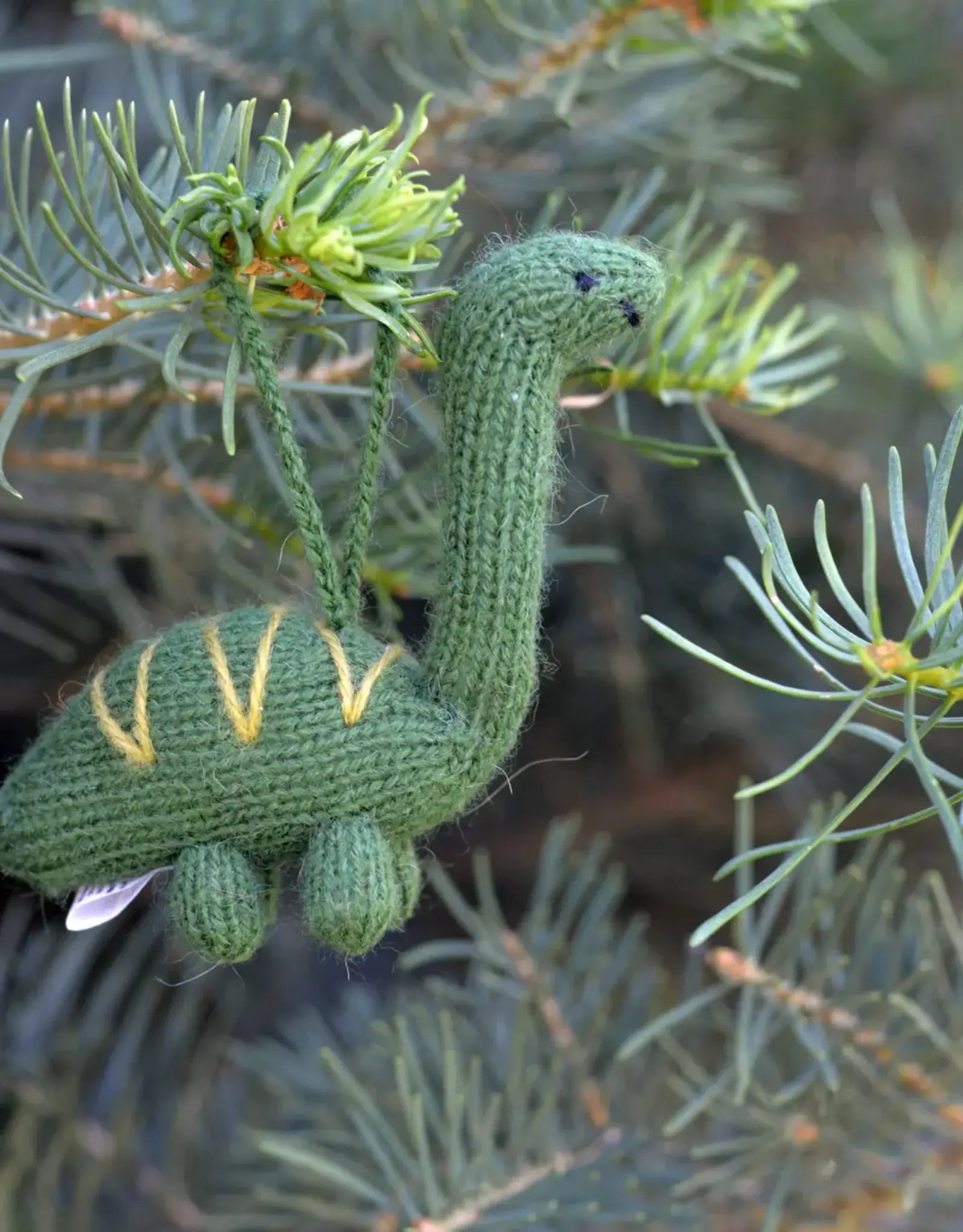 Melange Collection Crocheted Dinosaur Ornament