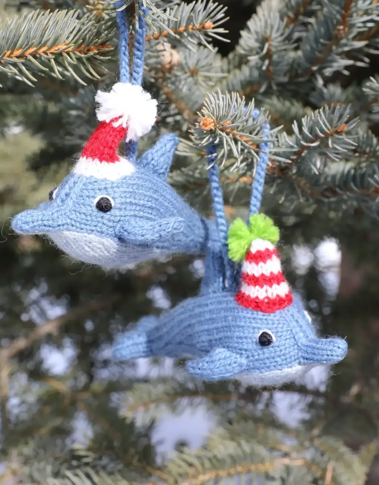 Melange Collection Dolphin with Hat Ornament