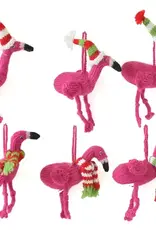 Melange Collection Flamingo Holiday Ornament