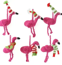 Melange Collection Flamingo Holiday Ornament