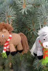 Melange Collection Crochet Horse Ornaments