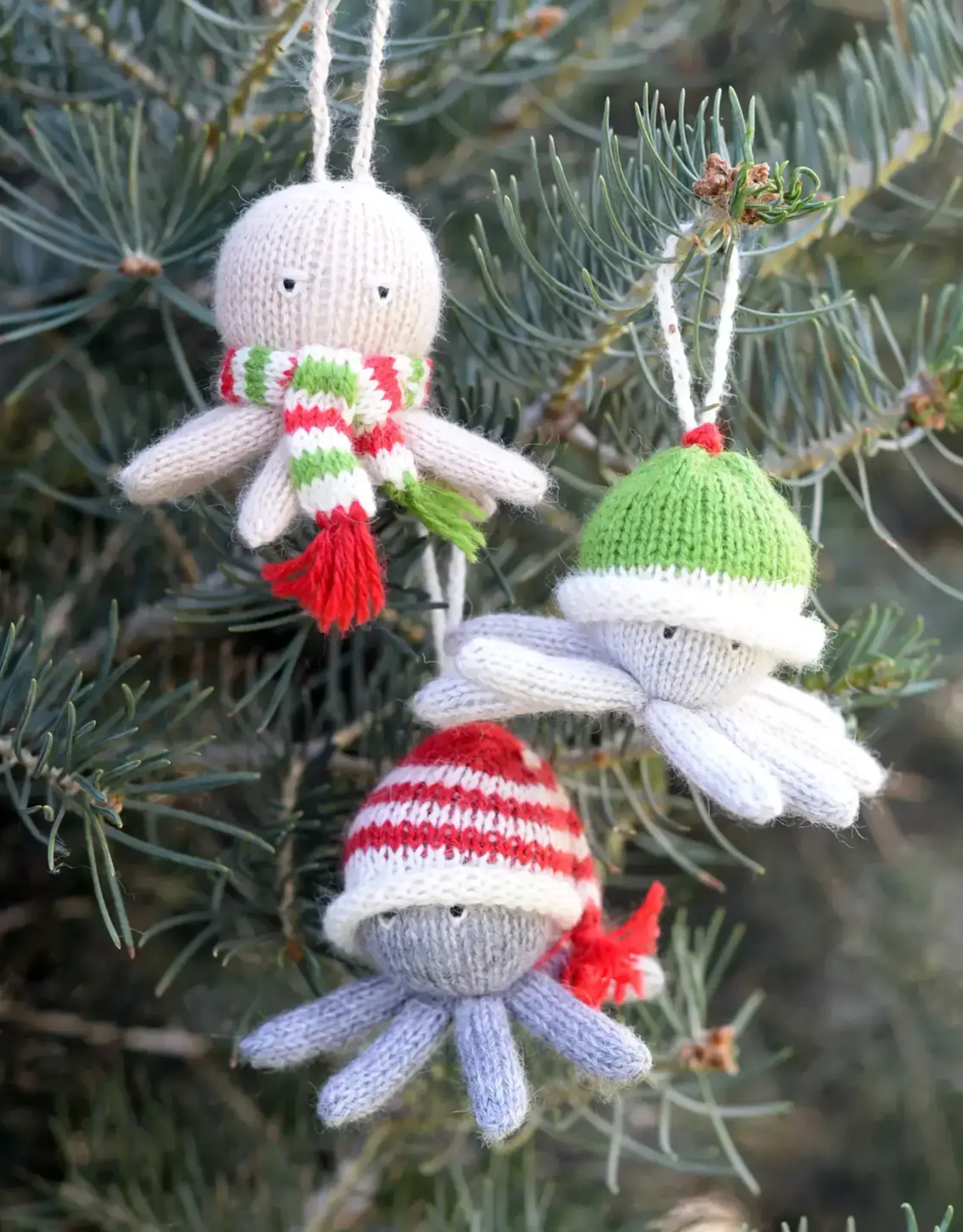 Melange Collection Holiday Octopus Ornament-Assorted