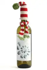 Melange Collection Hat and Scarf Wine Bottle Topper