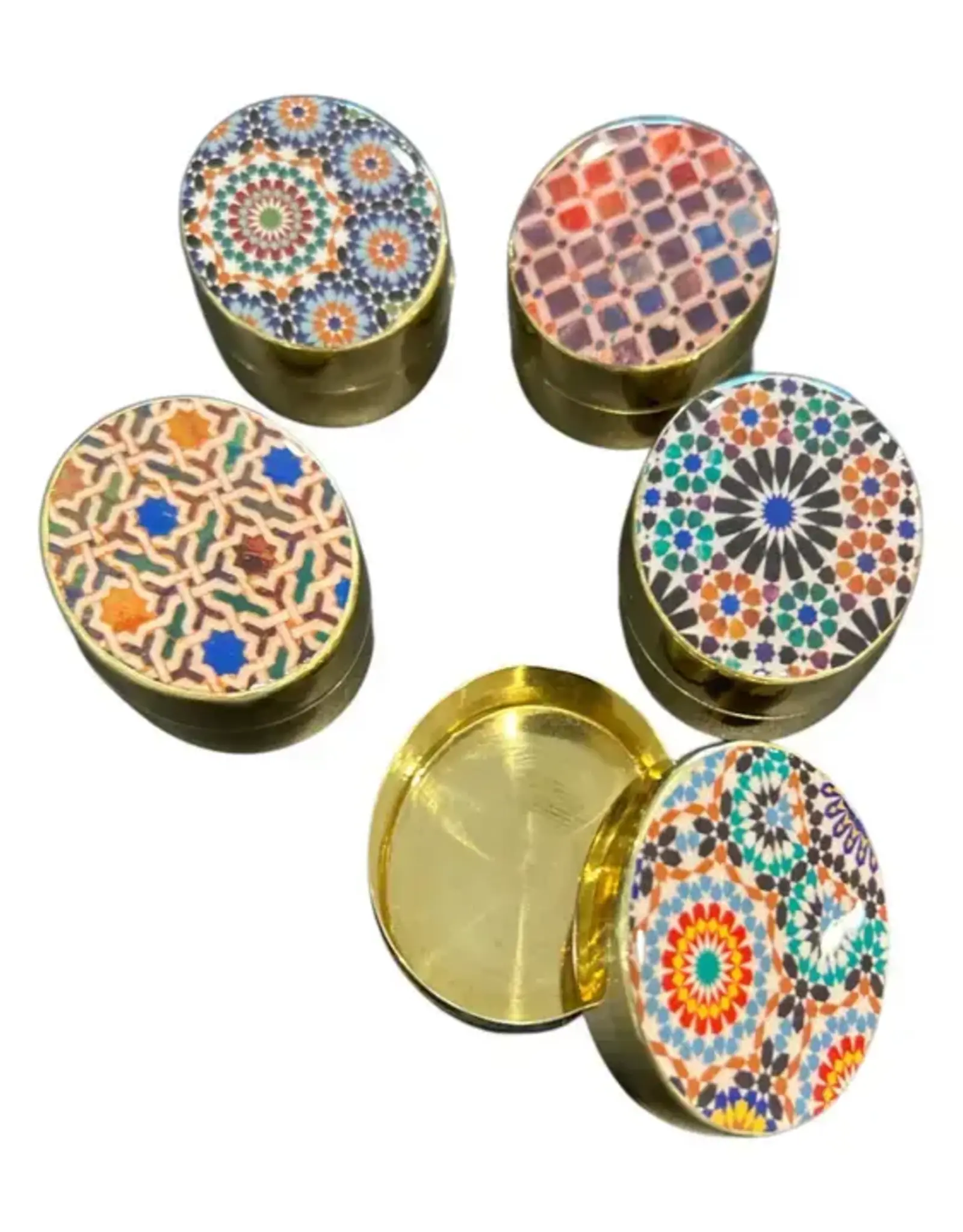 Hopes Unlimited Oval Brass Printed Box