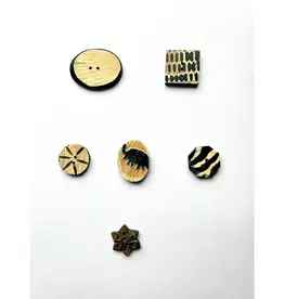 Hopes Unlimited Patterned Resin Button (Assorted)
