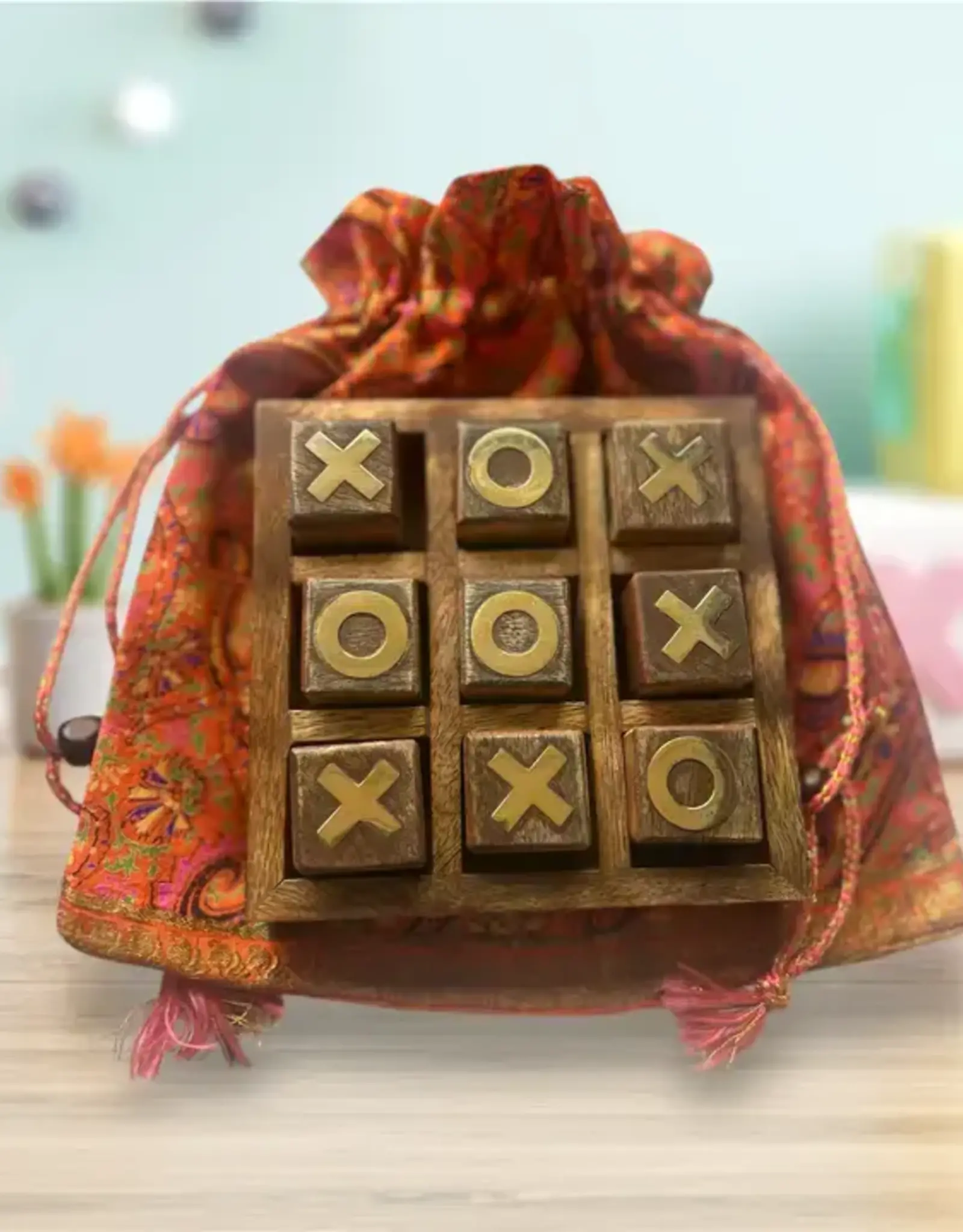 Hopes Unlimited Wooden Tic Tac Toe Game