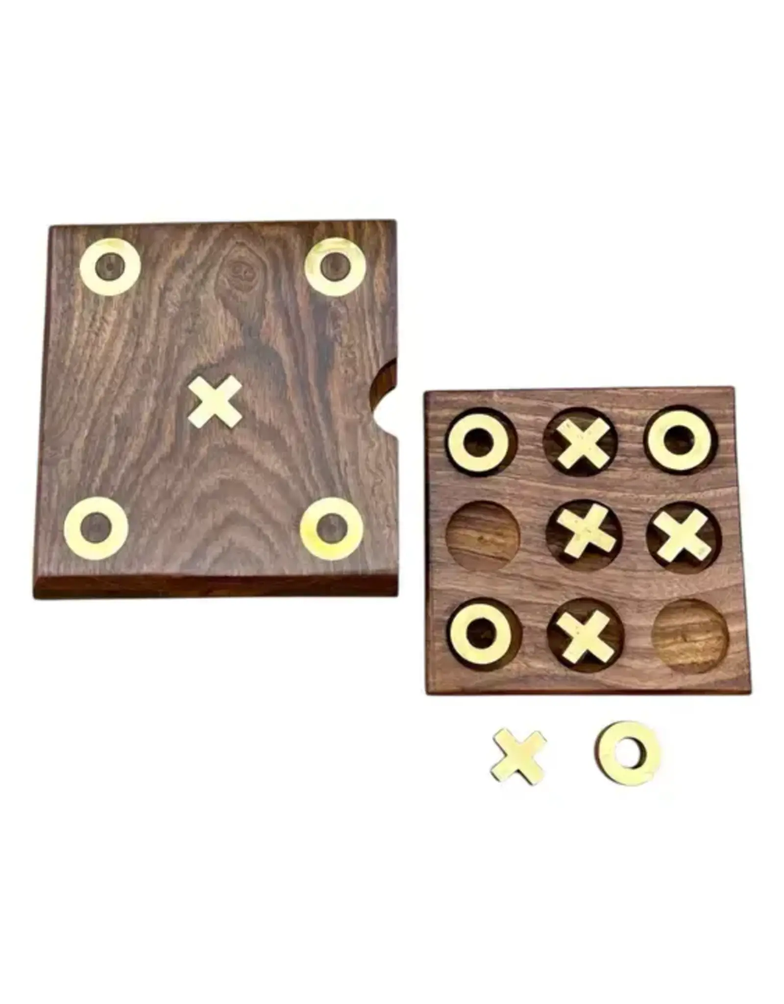 Hopes Unlimited Wood Box Tic Tac Toe Game