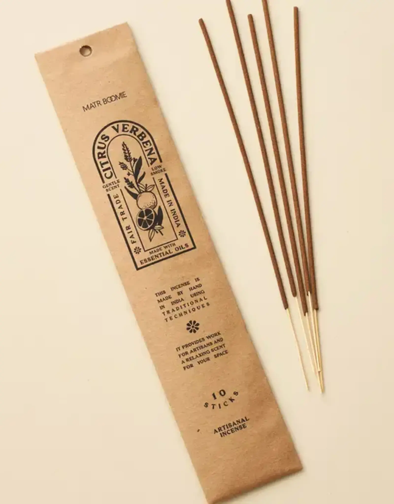 Matr Boomie Citrus Verbena Incense