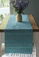 Balizen Vetiver Runner (Indigo Stripes)