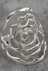 Ten Thousand Villages Amita Floral Statement Ring