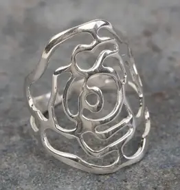 Ten Thousand Villages Amita Floral Statement Ring