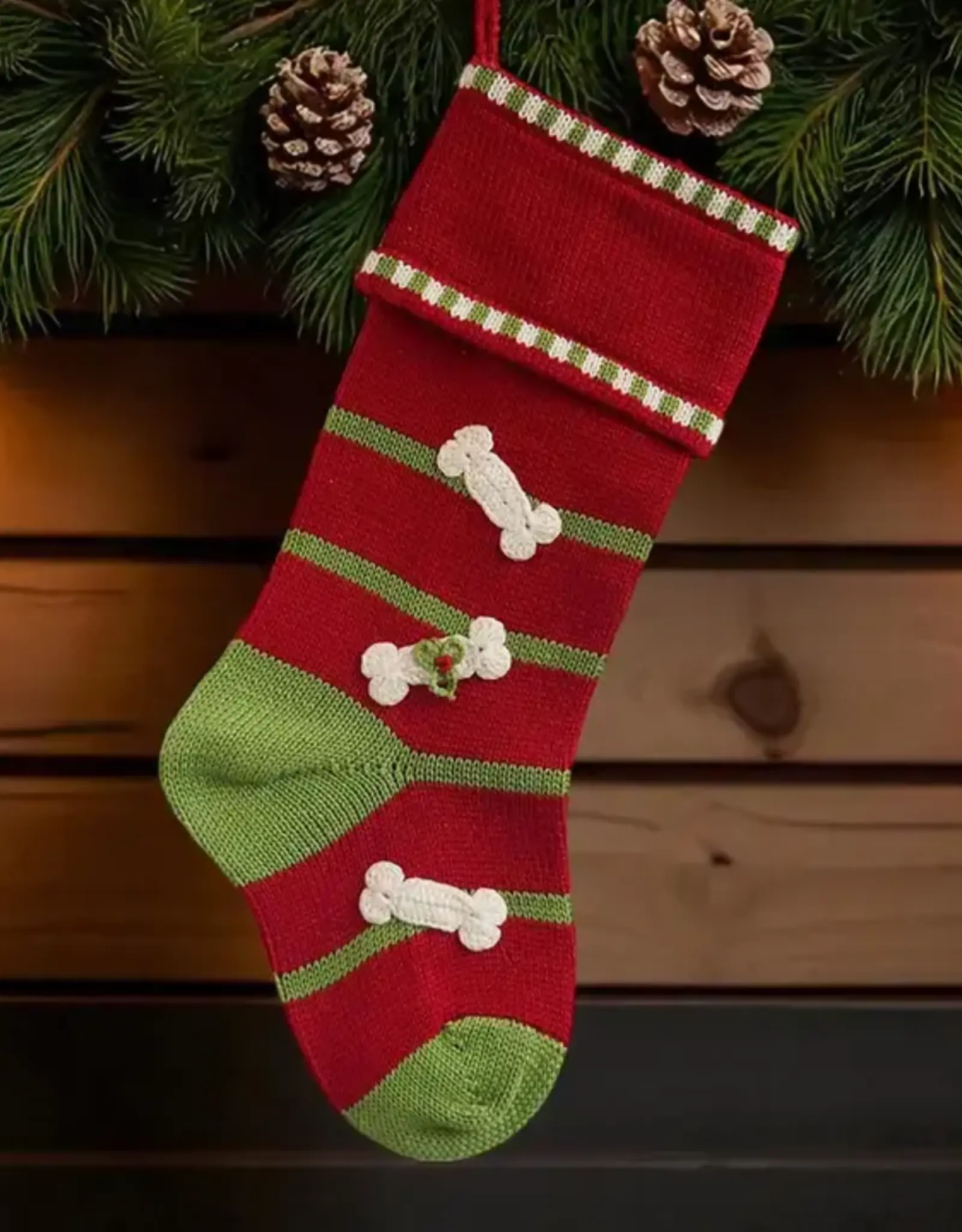 Melange Collection Dog Bone Stocking