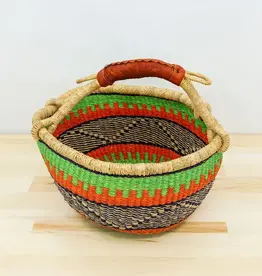 Gitzell Fair Trade Market Basket/ Bolga Basket | Medium