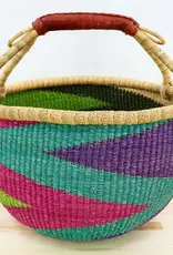 Gitzell Fair Trade Market Basket/ Bolga Basket | Medium