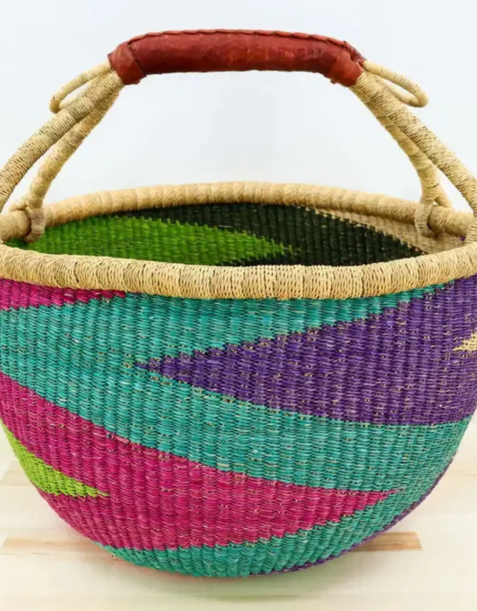 Gitzell Fair Trade Market Basket/ Bolga Basket | Medium