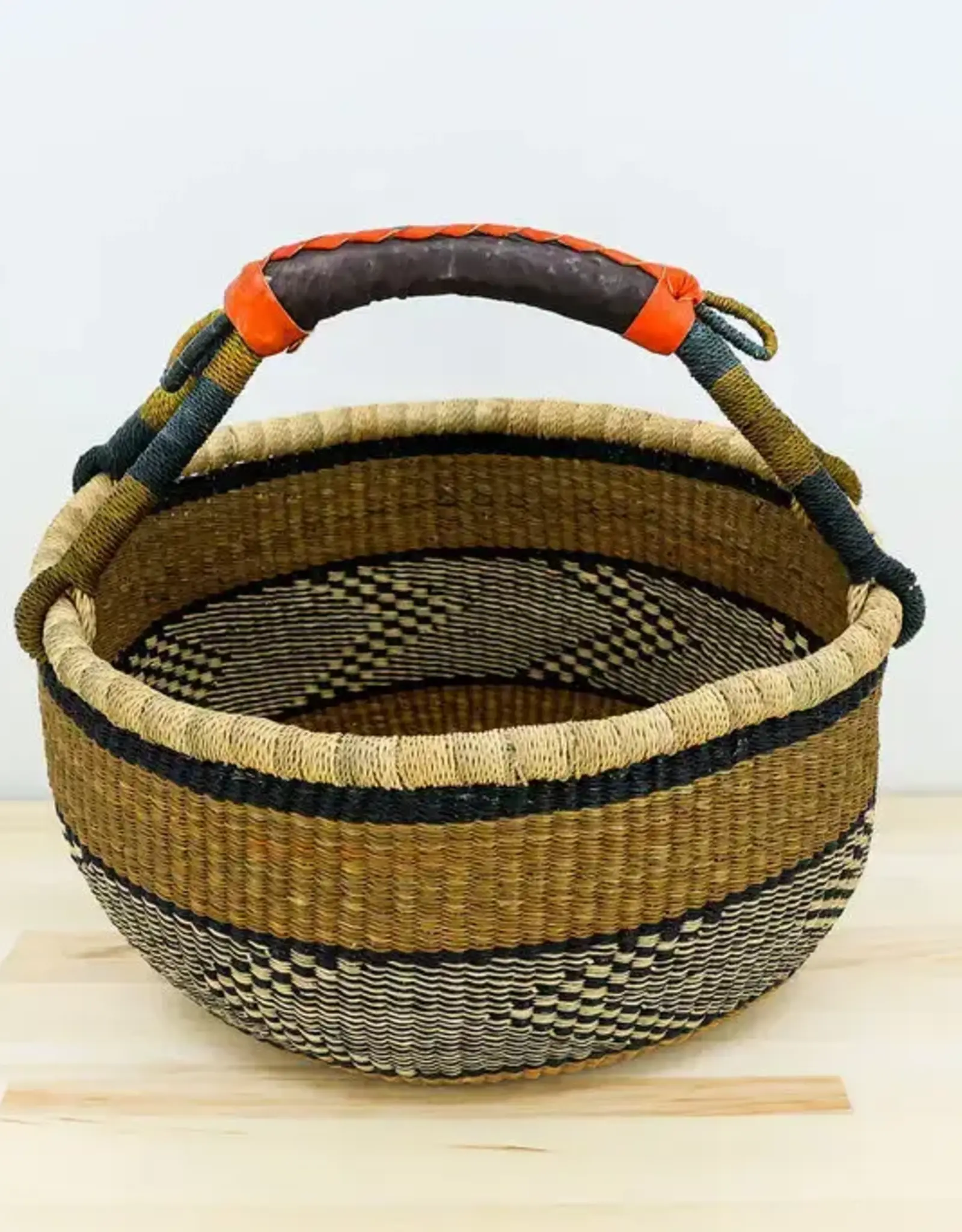 Gitzell Fair Trade Market Basket/ Bolga Basket | Medium