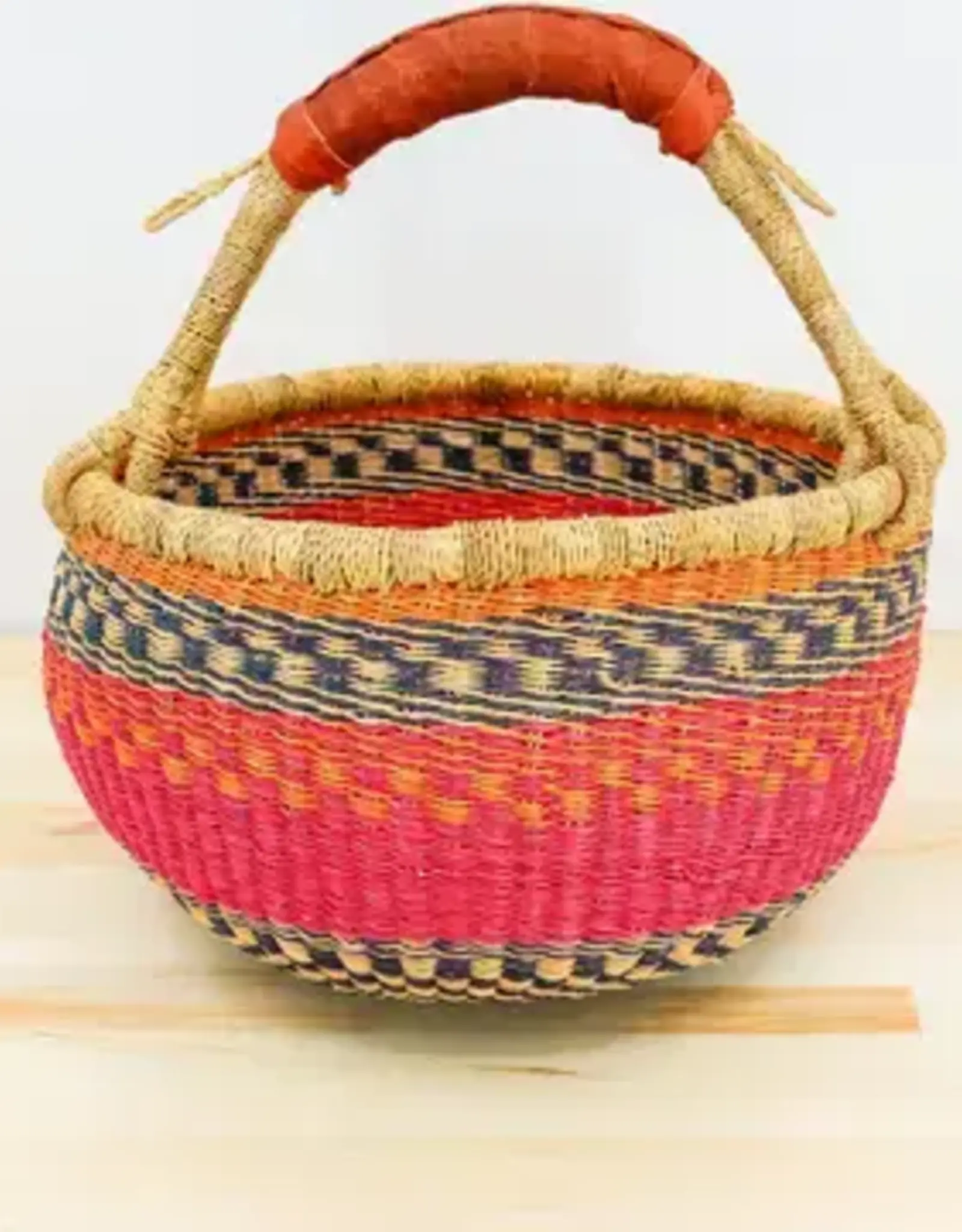 Gitzell Fair Trade Market Basket/ Bolga Basket | Medium