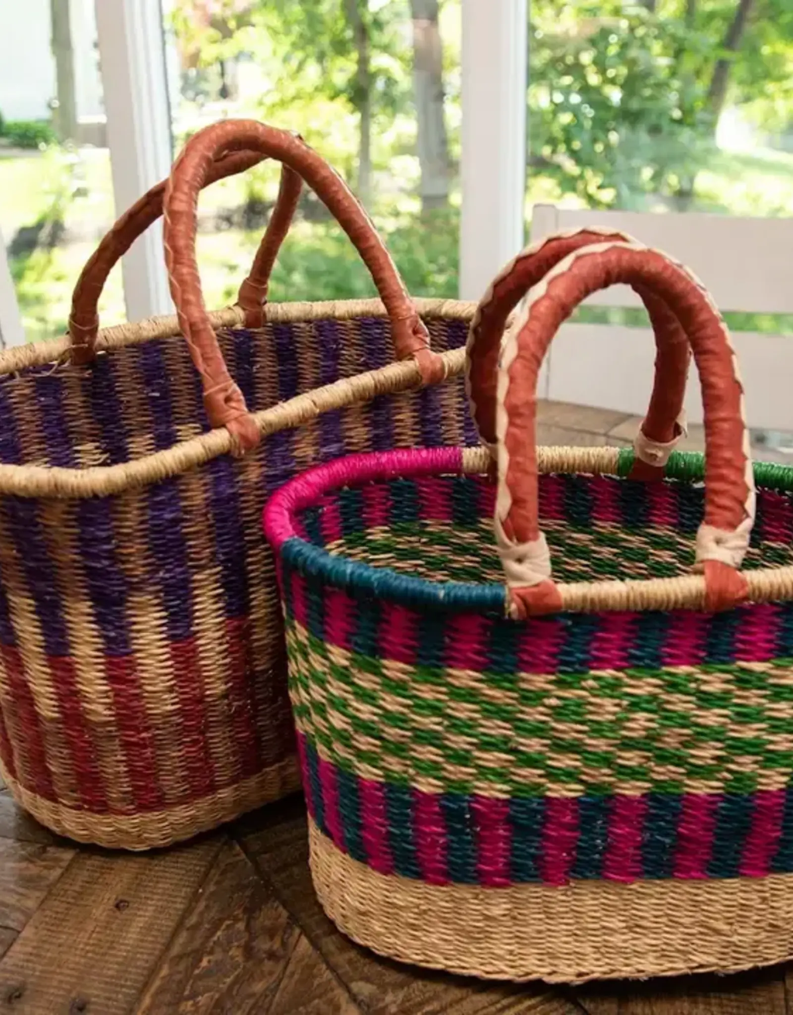 Gitzell Fair Trade Market Basket / Bolga Basket (oval)