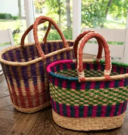 Gitzell Fair Trade Market Basket / Bolga Basket (oval)