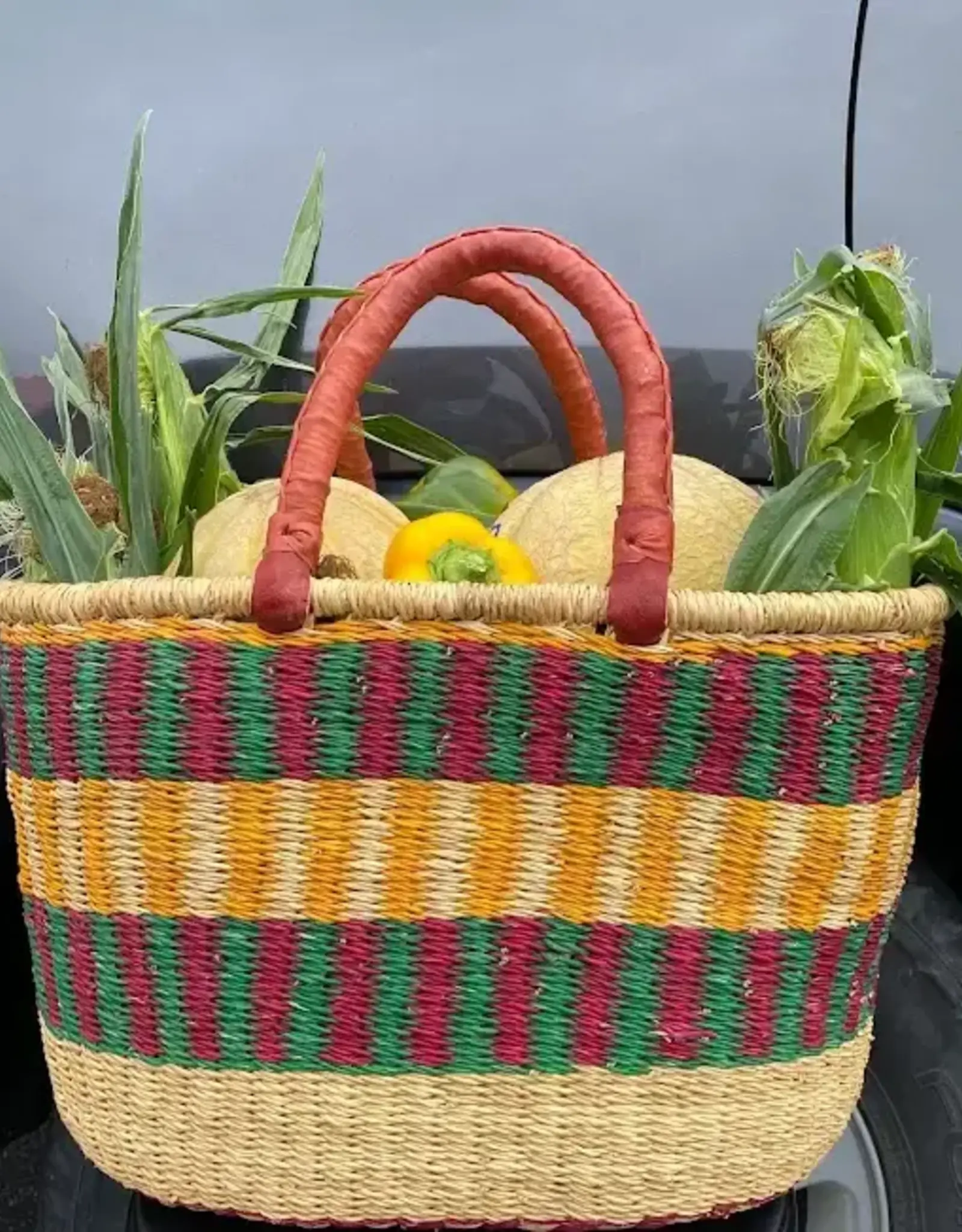 Gitzell Fair Trade Market Basket / Bolga Basket (oval)