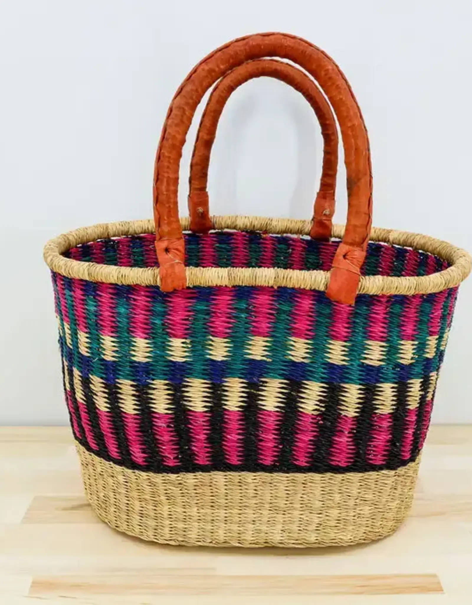Gitzell Fair Trade Market Basket / Bolga Basket (oval)