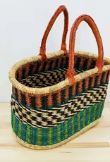 Gitzell Fair Trade Market Basket / Bolga Basket (oval)