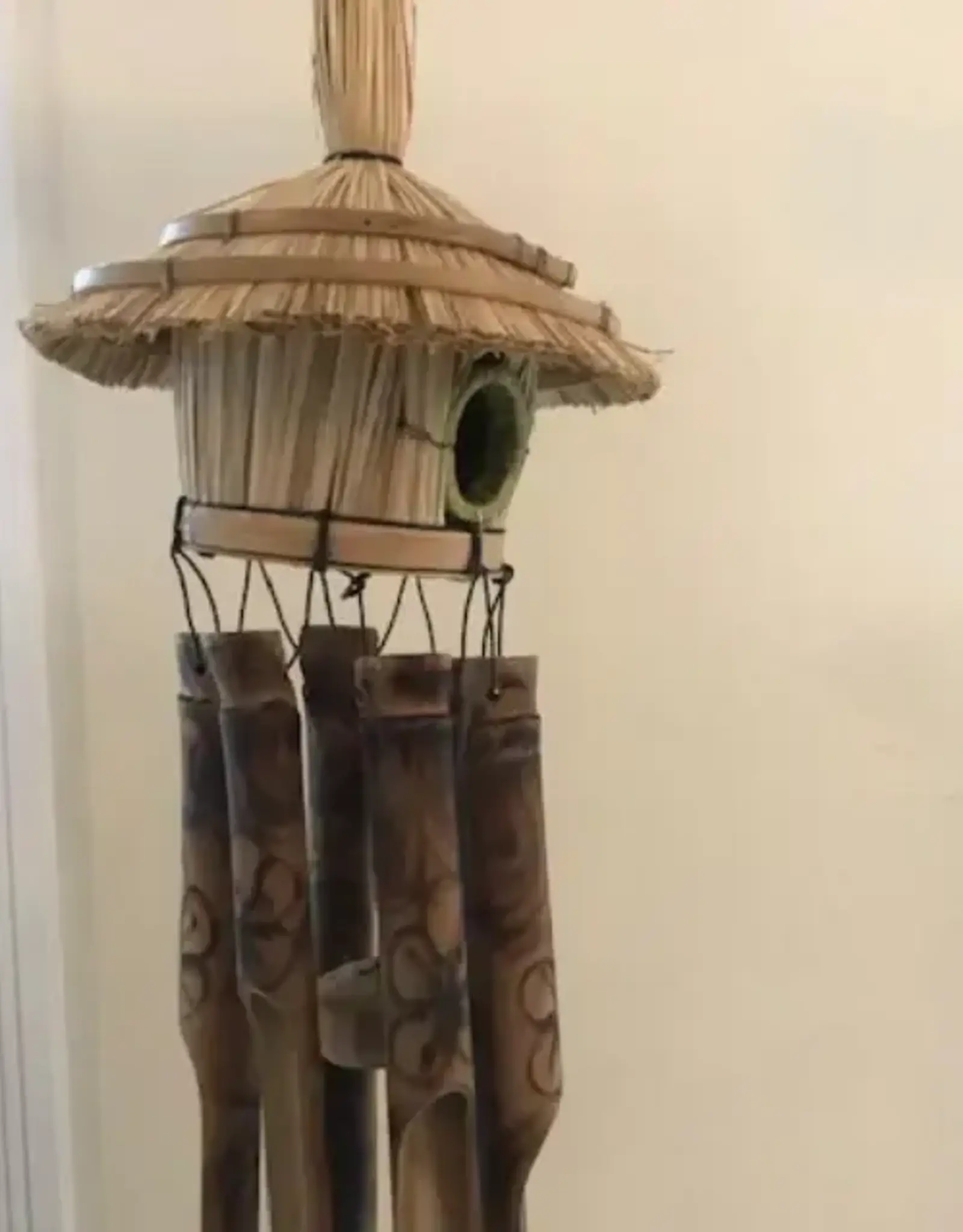 Gitzell Fair Trade Bamboo Birdhouse Wind Chime