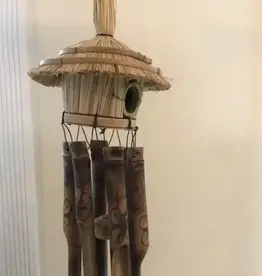 Gitzell Fair Trade Bamboo Birdhouse Wind Chime