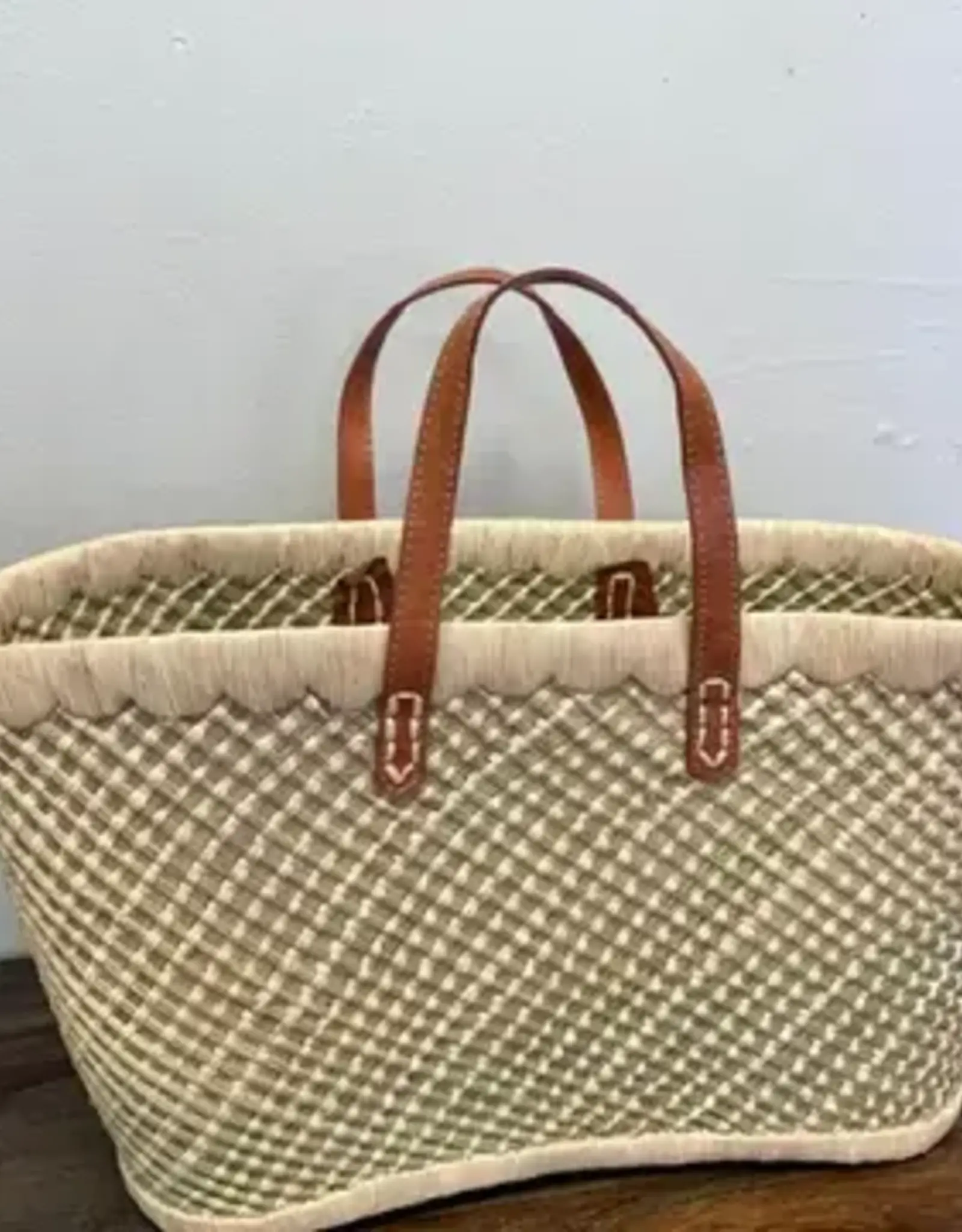 Gitzell Fair Trade Checkered Totes