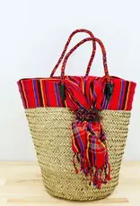 Gitzell Fair Trade Kikapu Tote Basket (Assorted)