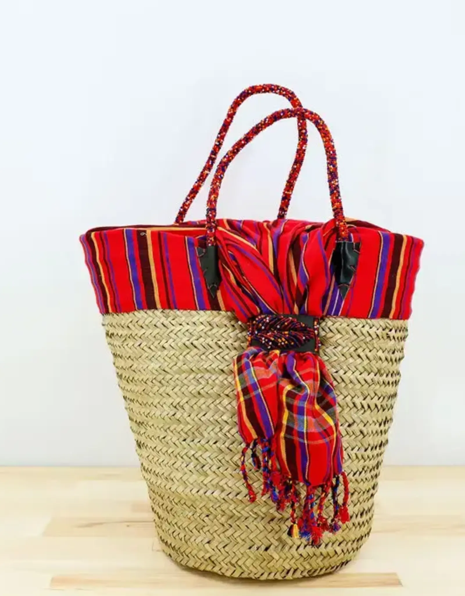 Gitzell Fair Trade Kikapu Tote Basket (Assorted)