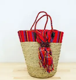 Gitzell Fair Trade Kikapu Tote Basket (Assorted)