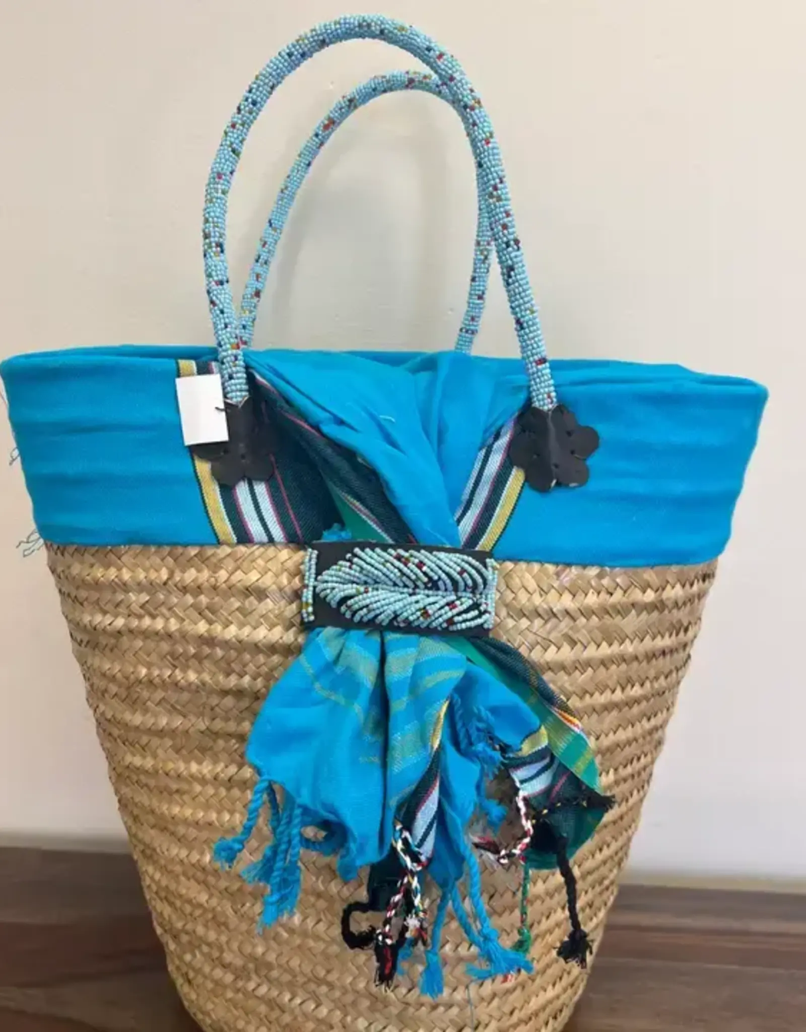 Gitzell Fair Trade Kikapu Tote Basket (Assorted)