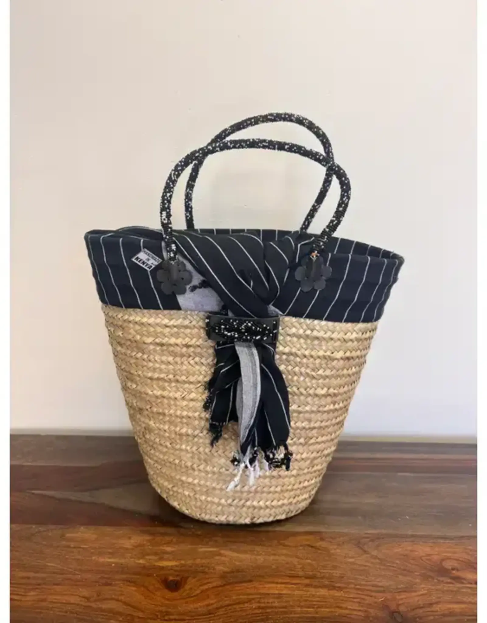 Gitzell Fair Trade Kikapu Tote Basket (Assorted)