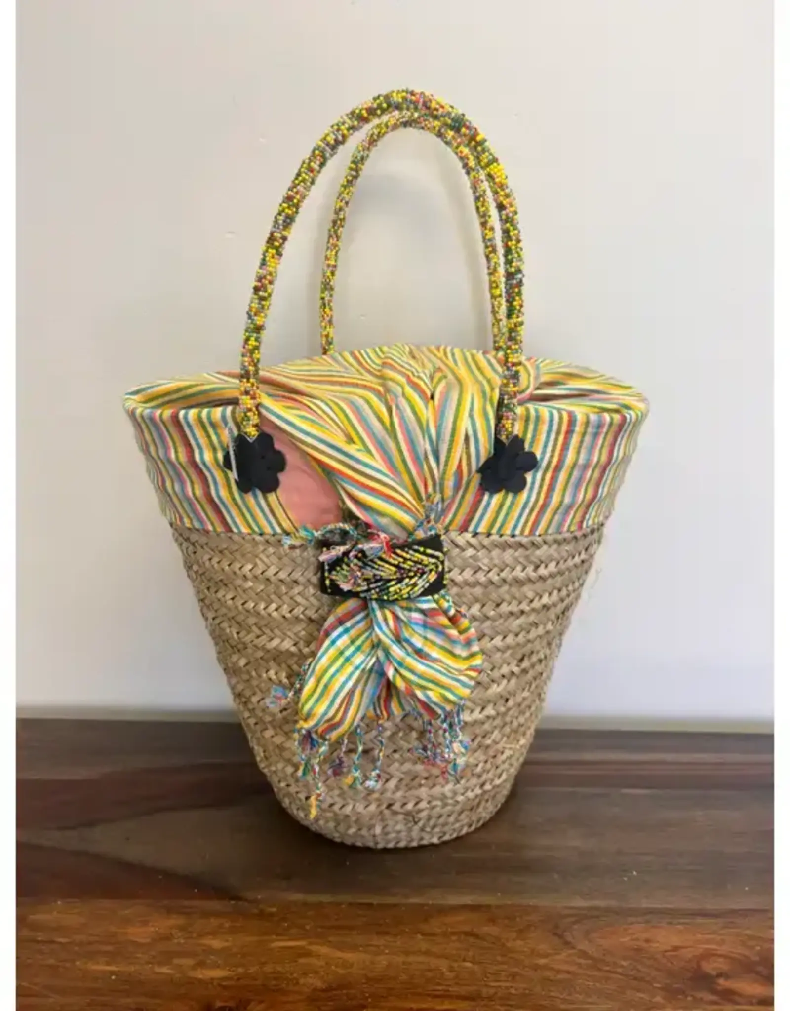Gitzell Fair Trade Kikapu Tote Basket (Assorted)