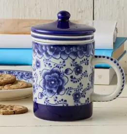 Serrv Indigo Bloom Tea Infuser Mug