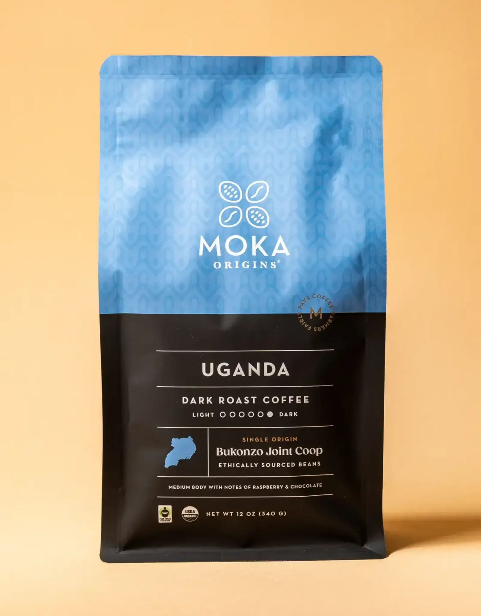 Moka Origins Uganda Bukonzo Coffee 12oz / Whole Bean