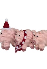 Melange Collection Crochet Pig Ornament