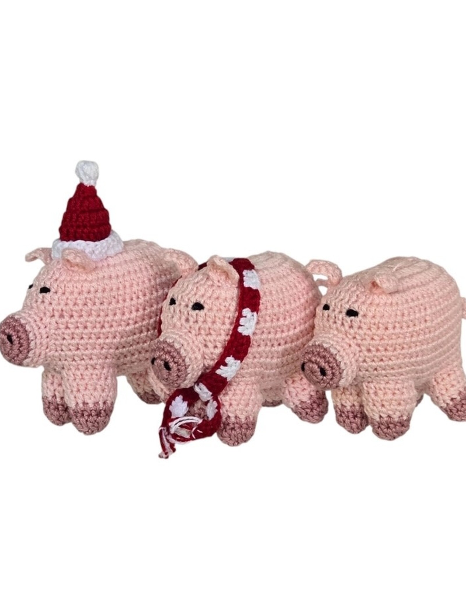 Melange Collection Crochet Pig Ornament