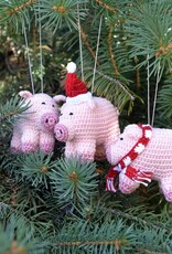 Melange Collection Crochet Pig Ornament