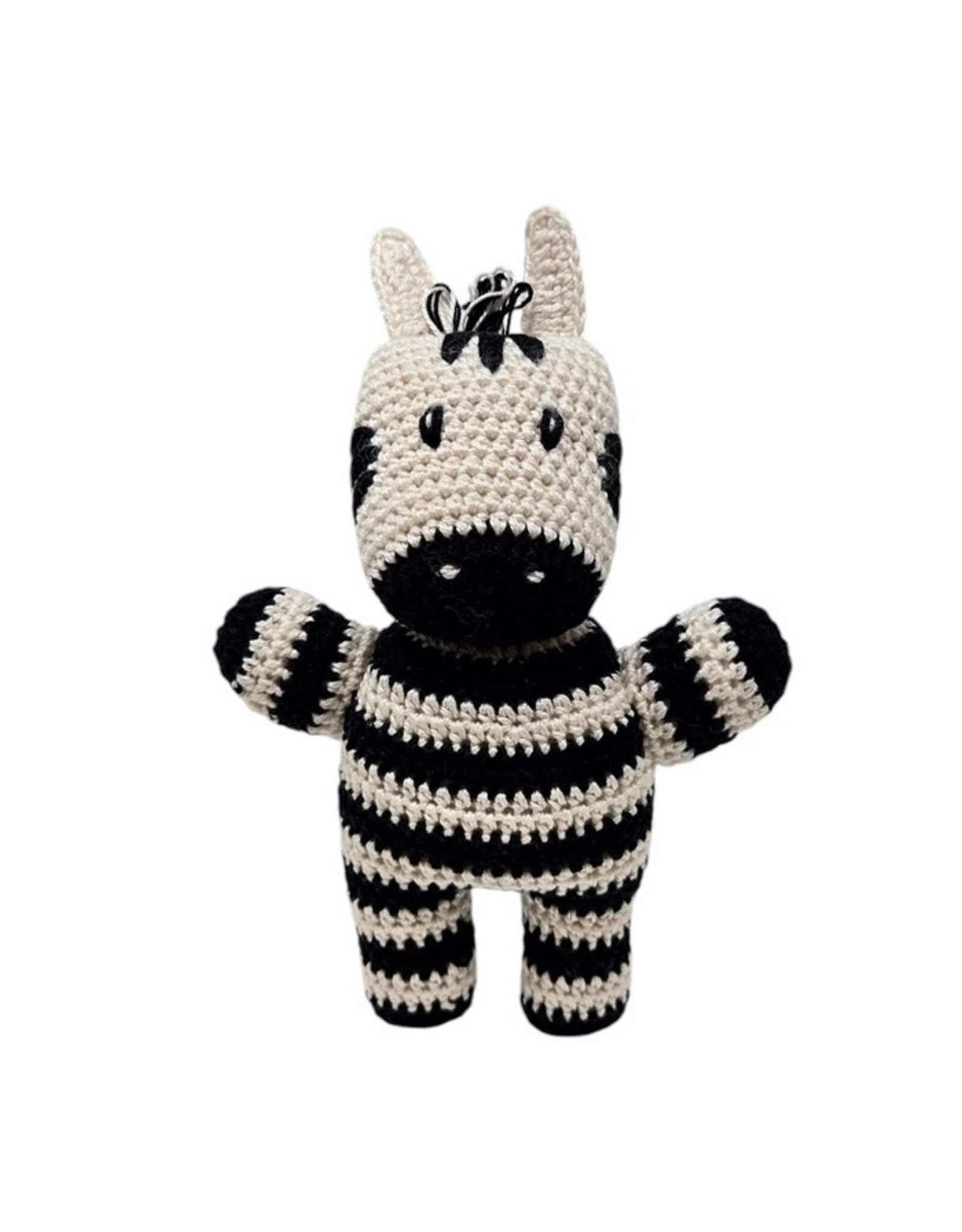 Melange Collection Crochet Zebra Toy