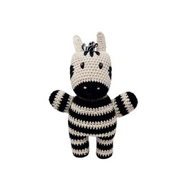 Melange Collection Crochet Zebra Toy