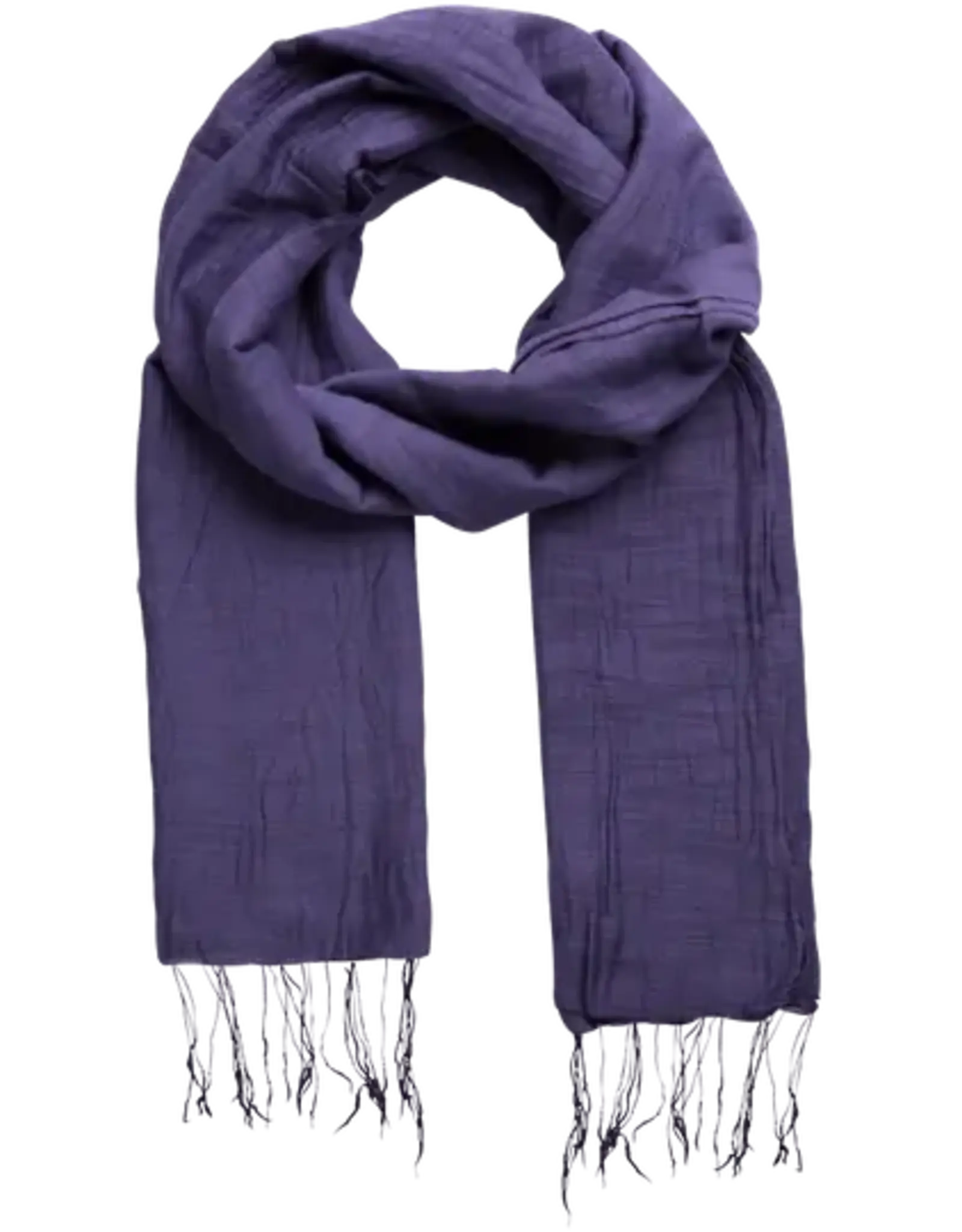 Marquet Violet Cotton and Silk Shawl