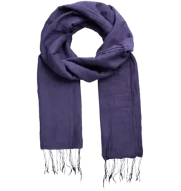 Marquet Violet Cotton and Silk Shawl