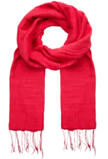 Marquet Red Cotton and Silk Shawl