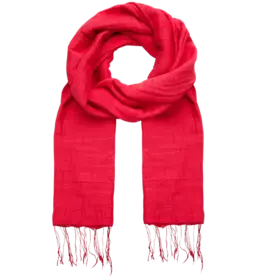 Marquet Red Cotton and Silk Shawl