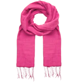 Marquet Deep Fuschia Cotton and Silk Shawl