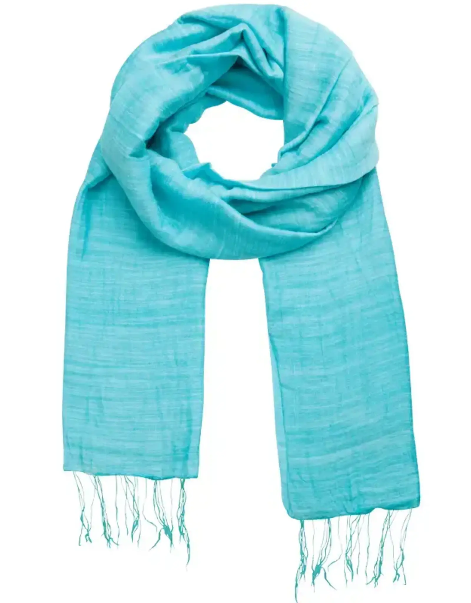 Marquet Marquet Cotton and Silk Shawl (Ocean)