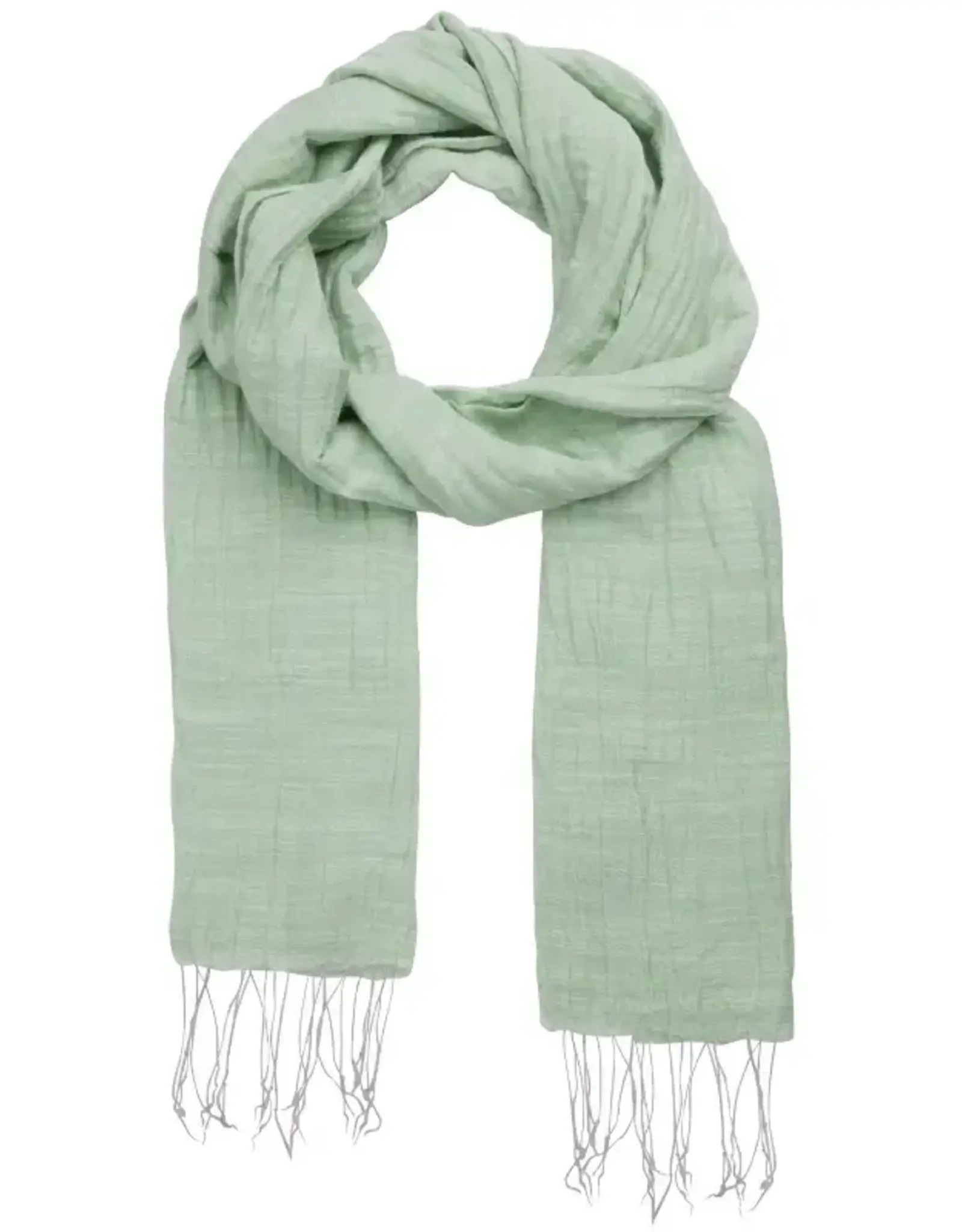 Marquet Teal Cotton and Silk Shawl