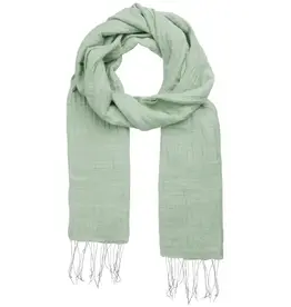 Marquet Teal Cotton and Silk Shawl